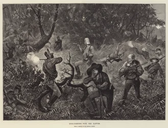 Buschkampf mit den Kaffern